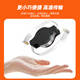 Ningcai (NINGCAI) retractable network cable 8-core Category 5e flat automatic shrinking network jumper NC-5E45-1.5M transparent cable body/black reel portable version 1.5 meters