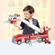 Wangwang team made great contributions genuine super large Ultimate Maomao Fire Truck Sound and Light Rescue Vehicle Children's Birthday Gift Toys 16759 Ultimate Standard Police Car Aqi