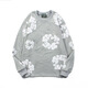 Rongxitu sudadera estampada europea y estadounidense Y2K Hip Hop Street Men and Women Llover 3294 Pink M