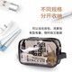 Waterproof portable travel toiletry and makeup storage bag storage bag 60 silk thick transparent gray