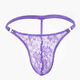 Ttpmer transparentes Mesh Herren-Tanga und Hüft-Showing PP Trendy und Creative Herrenunterwäsche sexy und verführerische T-Shirt White S