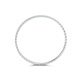 Mengjinyuan platinum crushed ice bracelet with glossy double-sided design and fixed mouth as a gift for your girlfriend. Ring mouth 58 weighs about 7.95g.
