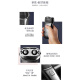 Sitio web oficial de Poree Feike Razor Razor Men's Electric Razor Portable Barba Smart Knife Water Laving 2023 New Model Feike's PS182 PS182 Flotante de doble cabeza empotrado (Feke 829