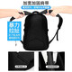 Qingchen allemand Junior School Élèves d'études écoliers réduction du fardeau masculin et protection Junior School élèves sac à dos léger étanche à grande capacité des élèves de lycée gris et noir standard / notes 4 à 8 ans]