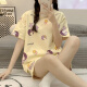 欧妙妤睡衣女士夏季新款短袖短裤休闲韩版网红风夏天家居服套装可外穿 1047#小狗 M