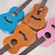 Vikas ukulele children's 23-inch 26-inch solid wood guitar for beginners professional-level entry-level girls 23-logo color [recommended veneer sound quality] Luxury gift pack + multi-functional tuner