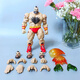 RED-TONG-Spiel periphere Ornamente Statue Storm Toys Street Fighter 2 Sanjilf Actionfigur Modell Spiel Peripheriee Ornamente Statue Storm Toys Street Fighter 2 Sanji