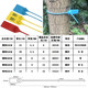 One-time customized garden seedling seal number tree extended plastic seal label tag 42CM50CM60CM steel wire 80cm red 100 pieces