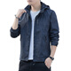 A21 uses pure spring and autumn outdoor couple's jackets for men and women, casual jackets, men's breathable sports cycling clothes, men's blue XL