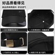 Pull-back baseball hat for men, available in all seasons, with enlarged girth and lengthened brim, outdoor sunshade, youthful fishing cap for women, black, one size fits all