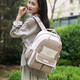 Neue Schulbag, Mama -Tasche, modische und vielseitige Baby -Wanderhandtasche, große Kapazitäts -Reiseback, süßer Rucksack, Pink