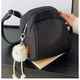 Hochwertiger Nischendesign kleiner Tasche für Frauen 2025 Neue trendige Muschelbeutel Leicht und vielseitig große Kapazität Crossbody Bag Schwarz