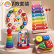 Rainbow House de madera Montessori Autori SIDA ROGLED TOYS INTELECTUALES DE NIÑOS BLOLA DE CONSTRUCCIÓN DE BABLICACIÓN DE BEBIZADO DE 3-6 AÑOS (1 pieza)
