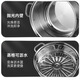 Cuidahuang 304 stainless steel three-layer steamer household composite bottom soup pot for steaming steamed buns and steamed buns with visible and erectable high arch lid 304 stainless steel three-layer steamer 30cm