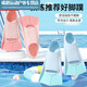 Zailu raft core children's fins 612 years old swimming fins for men and women freestyle special children's short fins breaststroke diving training spliced pink comes with earplugs nose clip and portable net bag XXS XXS