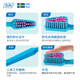 Tepe Sweden imported interesting color slim medium-bristle toothbrush for adults with small head and tapered brush head to remove tooth stains for men and women - Deep Sea Blue