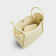 CHARLES/KEITH25 summer new product large capacity commuter one-shoulder tote bun mother bag Chinese Valentine's Day gift CK2-30782647 Butter Yellow cream yellow M