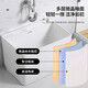 JOMOO Balcón Home Mop Piscina Cerámica de cerámica Mopla de baño Piscina Fregadero de jardín de baño de baño al aire libre J1047 (drenaje de una tecla en la mesa) 473340cm