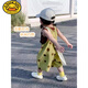 G.Duckkids Girls Summer Anzug modische und modische Babymädchen Super niedliche süße Jungen Kinder-Overalls Sommer zweiteiler auf den Markt