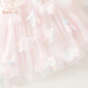 Banxidi girls summer dress 2026 new style children's suspender dress summer dress baby girl princess dress one-year-old dress pink 80