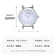 EMPORIO ARMANI Armani Rose Small Disc Set with Diamonds Valentine's Day Birthday New Year's Gift for Girlfriend Electronic Women's Watch 22MM Temperament White Moonlight AR1961