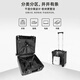 Walker Shop行李箱小型轻便登机箱拉杆箱男新款密码箱子旅行箱 白色 16英寸 【现货直发/横款可登机】
