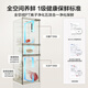 Midea 271 liter three-door refrigerator white three-door household small refrigerator first-class energy efficiency air-cooled rental small refrigerator MR-283WTPZE trade-in national subsidy