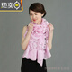 Jia'an Korean version of spring and autumn new solid color flower-cutting scarf for women long Organ yarn scarf shawl fashionable and fashionable autumn and winter versatile beige white