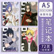 
Orlandi Naruto laptop soft rubber set notebook Naruto peripheral Uchiha Sasuke Itachi Naruto Orochimaru Homoline Notepad Laptop BG13571