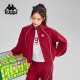 Kappa (Kappa) back-to-back 2025 new outdoor sports jacket women's retro stand-up collar jacket cardigan top K0F42JJ01 Dark Night Blue Black-906 XS