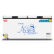 
Xueyin freezer large capacity dual-purpose one for freezing while keeping fresh while freezing. Home and commercial freezer. Double box dual-temperature refrigerator. Top open door. Refrigerated and freezing horizontal refrigerator. 728 dual-temperature dual-purpose one for freezing while refrigerating.