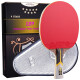 729 Table Tennis Racket KING Gold 6 Stars 7 Stars 8 Stars 9 Stars Double-sided reverse glue horizontal and vertical single shot 789 Stars 6 Stars horizontal shot Golden Six Stars Long handle 1 package Free photo set