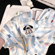Also booked with internet celebrity big nose dog women's ice silk pajamas for summer thin short-sleeved trousers three-piece dopamine striped home clothing KAD-13555SD Star puppy double short 2XL