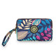
PSVORT cross-border fashion zipper long wallet key bag hand-held fabric coin wallet mobile phone bag manufacturer Y5516 purple without specifications