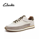 Qile Leder Clark Art -Serie Herrenschuhe Modetrend Casual Sneakers Craftrun Lace White 43