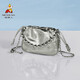 Vogelscheuche (mexikanische) Tasche für Frauen auf Sommermode und vielseitige Crossbody-Umhängetaschen Schmetterling Silber Nische Textur Wolkentasche Silber (Vorverkauf an 5,3 Tagen)