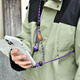 
Light and Shadow Bear mobile phone lanyard hanger neck crossbody can carry mobile phone case chain strap hanging rope stent wide version anti-loss artifact multi-function patch clip adjustable hanging chain