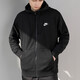 Nike (Nike) Спортивный костюм мужчина вязаная куртка с капюшоном Простые прямые брюки повседневные брюки.
