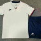 卡尔美（KELME）足球运动服套装成人儿童短袖运动队服男女透气比赛训练球衣印字 1048-白色套装 XL