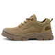 Zapatos de protección de mano de obra Los zapatos de seguridad anti-smash y anti-esting de seguridad inverso de cuero retirable, resistente al desgaste, zapatos de trabajo de trabajo aislados cómodos y livianos electricistas 42