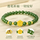 China Gold (China Gold) Lotus Gold Armband für Frauen 999 Vollgold Transport Perlenarmband für Geburtstagsgeschenk für Freundin Frau und Mutter Full Golden Lotus Cedony Armband + Liebesgeschenkbox