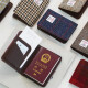 harris tweed Harris handmade passport clip travel multi-function portable air ticket certificate bag card bag Queen Mother Citizen