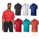 NIKE/耐克 高尔夫polo 老虎伍兹服装黑色短袖t恤男子golf速干运动 CU9793-100 M