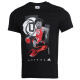 Deportes de manga corta para hombres Adidas Rose y camiseta versátil redonda versátil transpirable FM4773 EI9755 Negro S