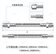 
316L stainless steel VCR female head male vacuum corrugated hose ultra-high purity ultra-clean high pressure gas pipeline MVCR12FVCR12L:1048