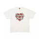 Lee Kids Japanische amerikanische trendige Marke Human Dragon Jahr Limited Kurzärmer Männer Paar Sommer Cartoon Tier T-Shirt Frauen Top 3882 White XL