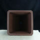 Yixing Purple Clay Flower Pot épaissie et super grand bonsaï carré haut plantant de la forme de pile Old Pile Orchid Pot de fleur en céramique 967 grande taille