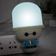 Nightlight control induction plug plug-in nightlight lamp bedroom led baby feeding lamp energy-saving lamp children's sleeping wall lamp bedroom bedside lamp soldier night light + smart light + random color