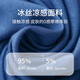 Shercehman Herren Nachthemd Nachthemd Sommereis Ice Seide Kurzärärmelte integrierte lange einteilige Pyjamas Heimkleidung Bademantel Morgenkleid Robe