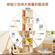 Quanpinwu rotating bookshelf floor-to-ceiling all-in-one wall storage rack simple storage children's living room picture book cabinet